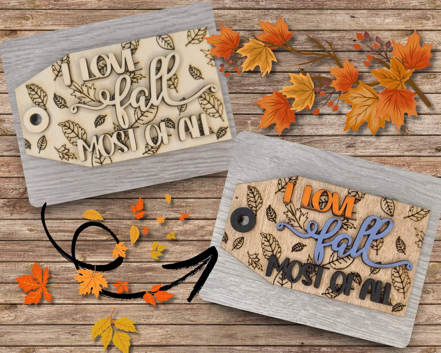 Fall Tag | #3922 – Craft Kits 2 Go