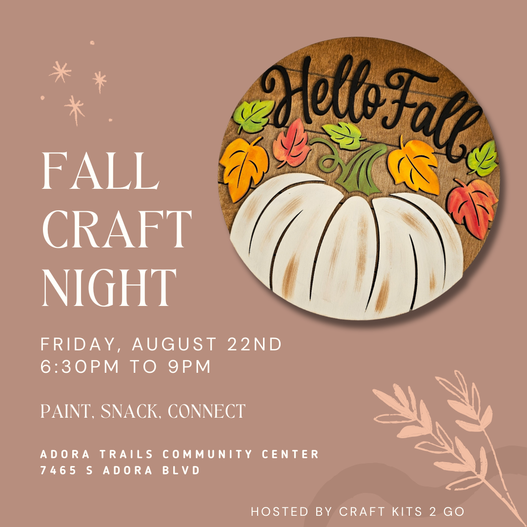 Fall Craft Night – Craft Kits 2 Go