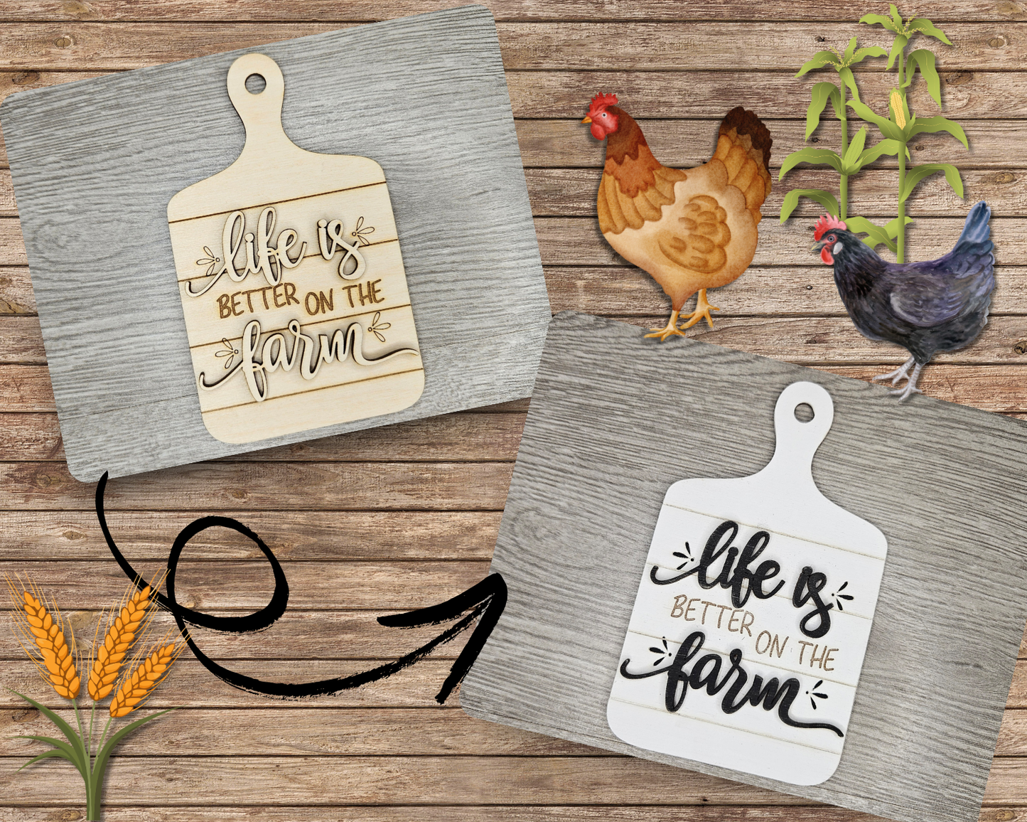 Life is Better on the Farm | #2660