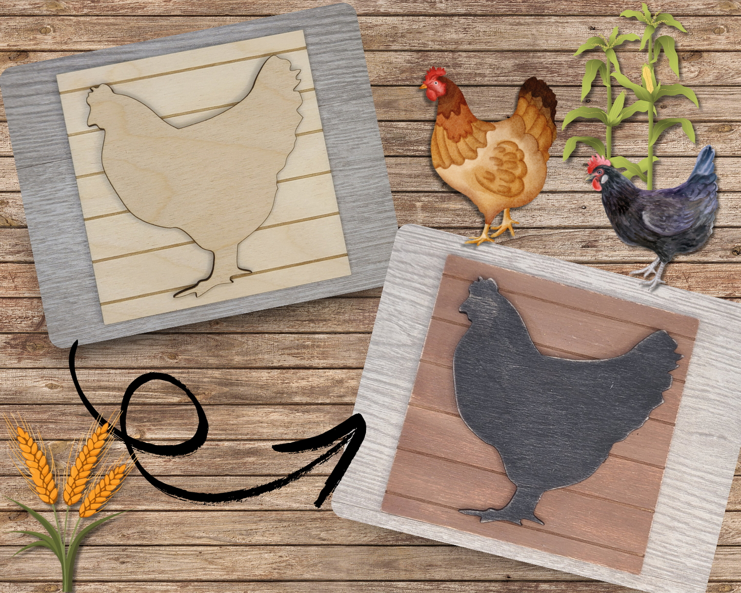 Chicken Decor | #2279
