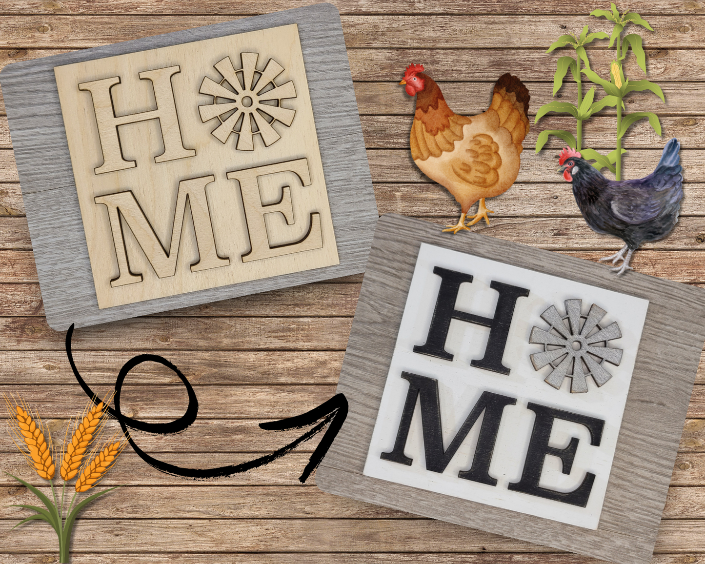 Farmhouse Sign | #2898