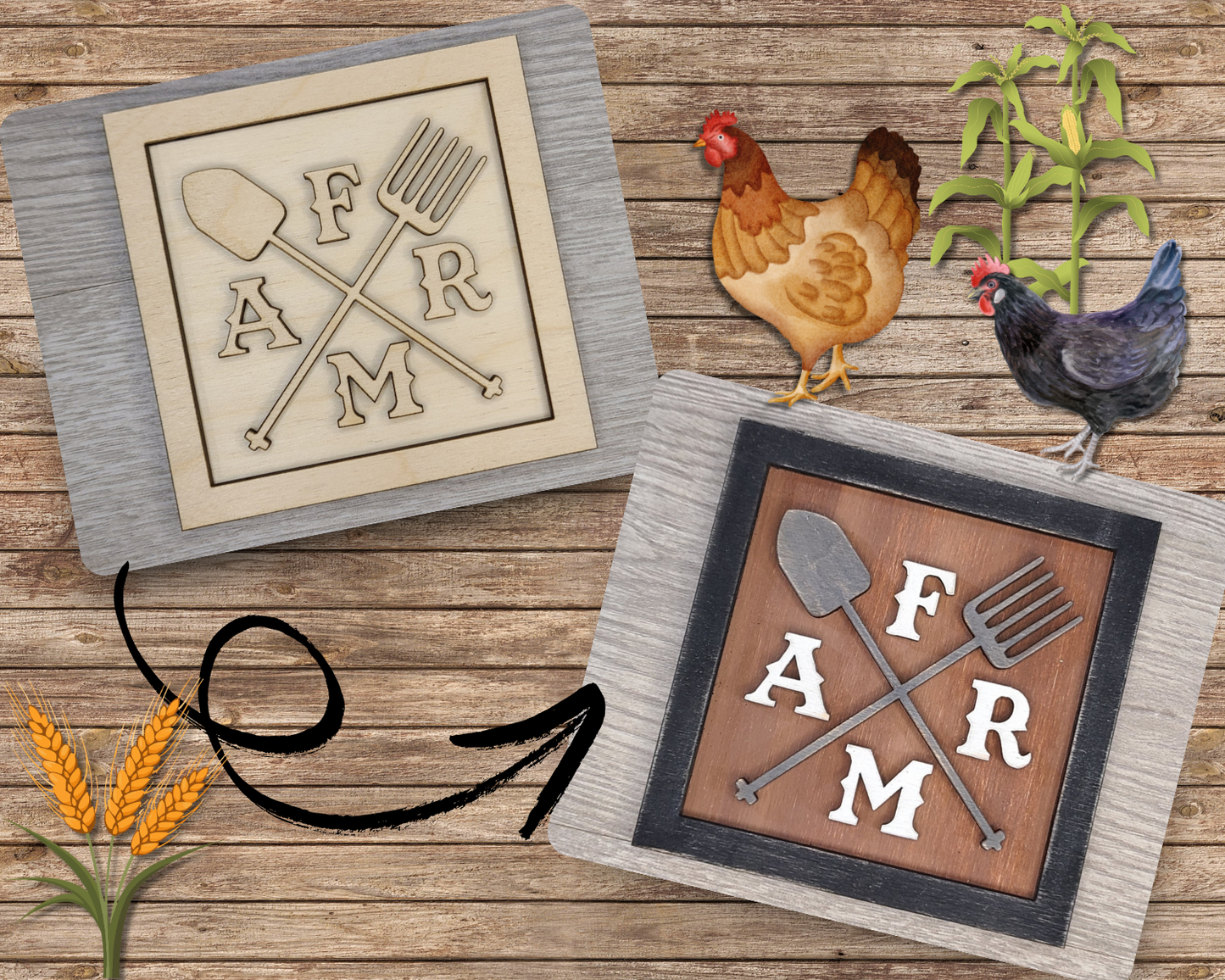 Farmhouse Sign | #2899
