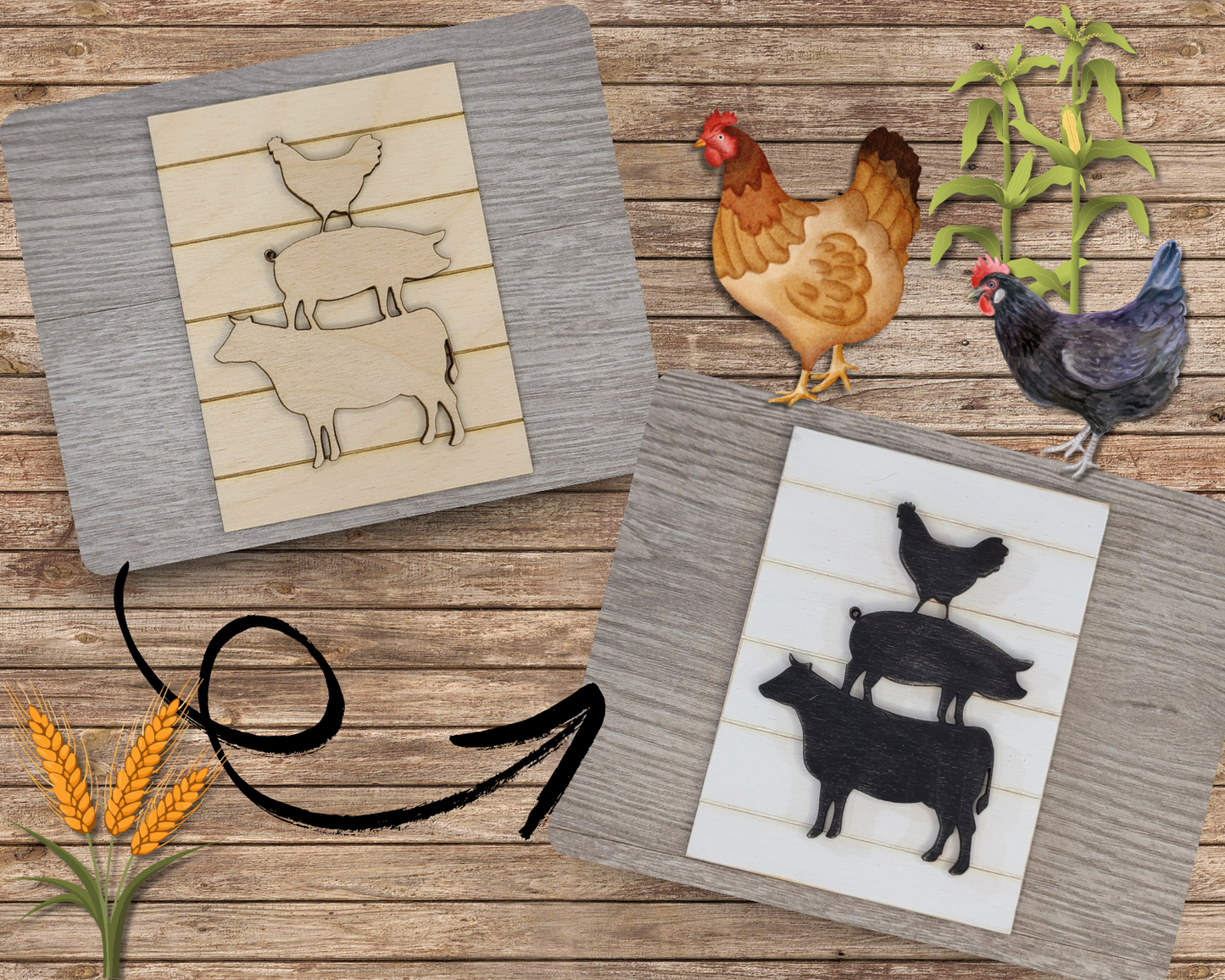 Farm Animal Sign | #2278