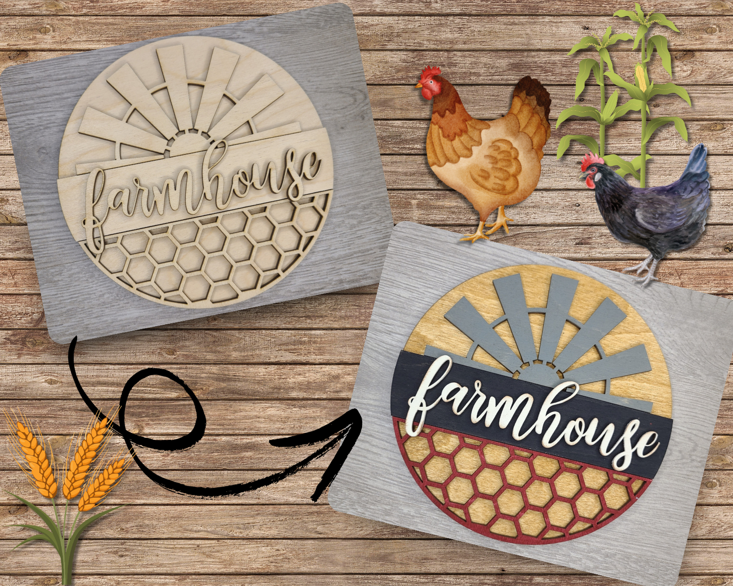 Farmhouse Sign | #3150