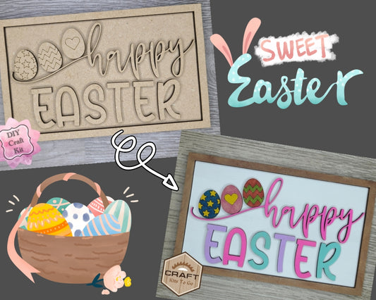 Happy Easter Sign | #3091