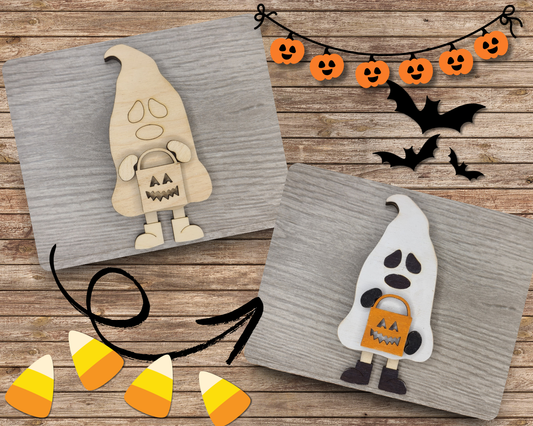 Ghost Halloween Gnome | #3344