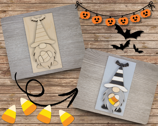 Candy Corn Halloween Gnome | #3292
