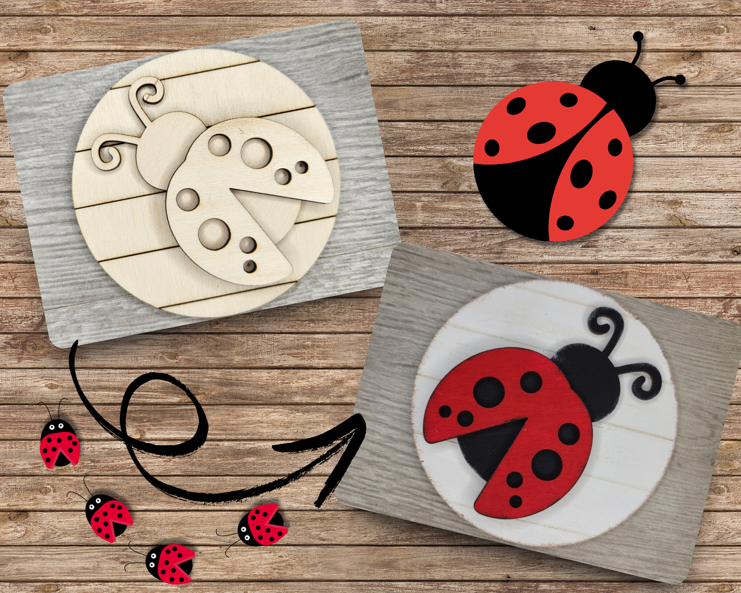 Lady Bug Round | #2606