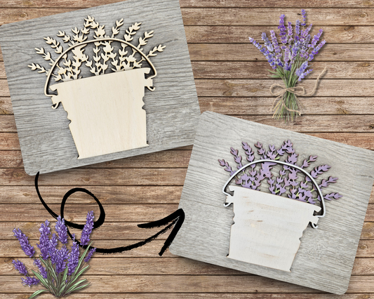 Bucket of Lavender | #4107
