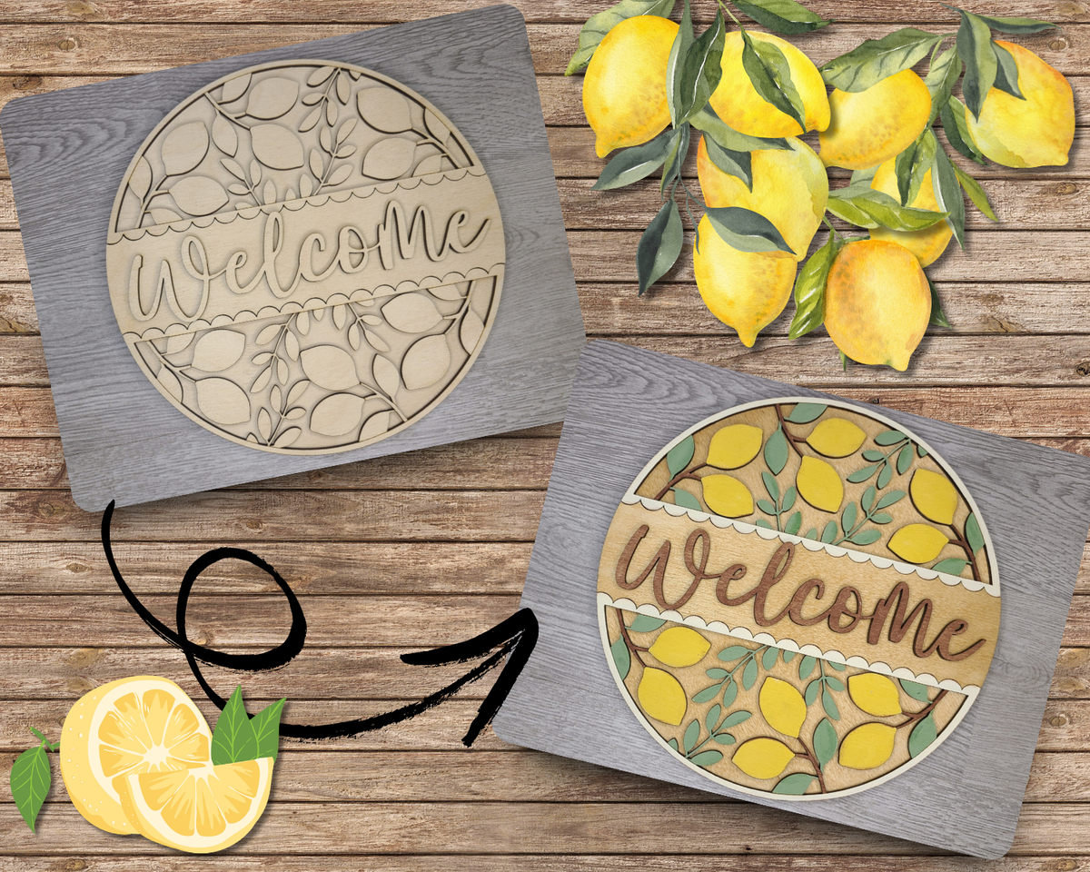 Welcome Lemonade Sign | #3744