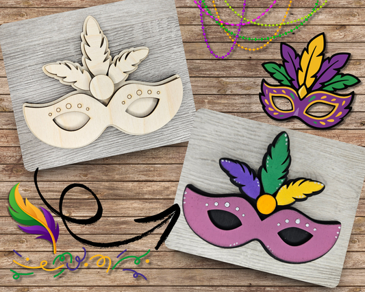 Mardi Gras Masquerade Mask | #4594
