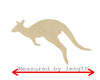 Kangaroo Cutout Zoo Animal cutouts wood cutouts DIY Paint kit #3827 - Multiple Sizes Available - Unfinished Cutout Shapes