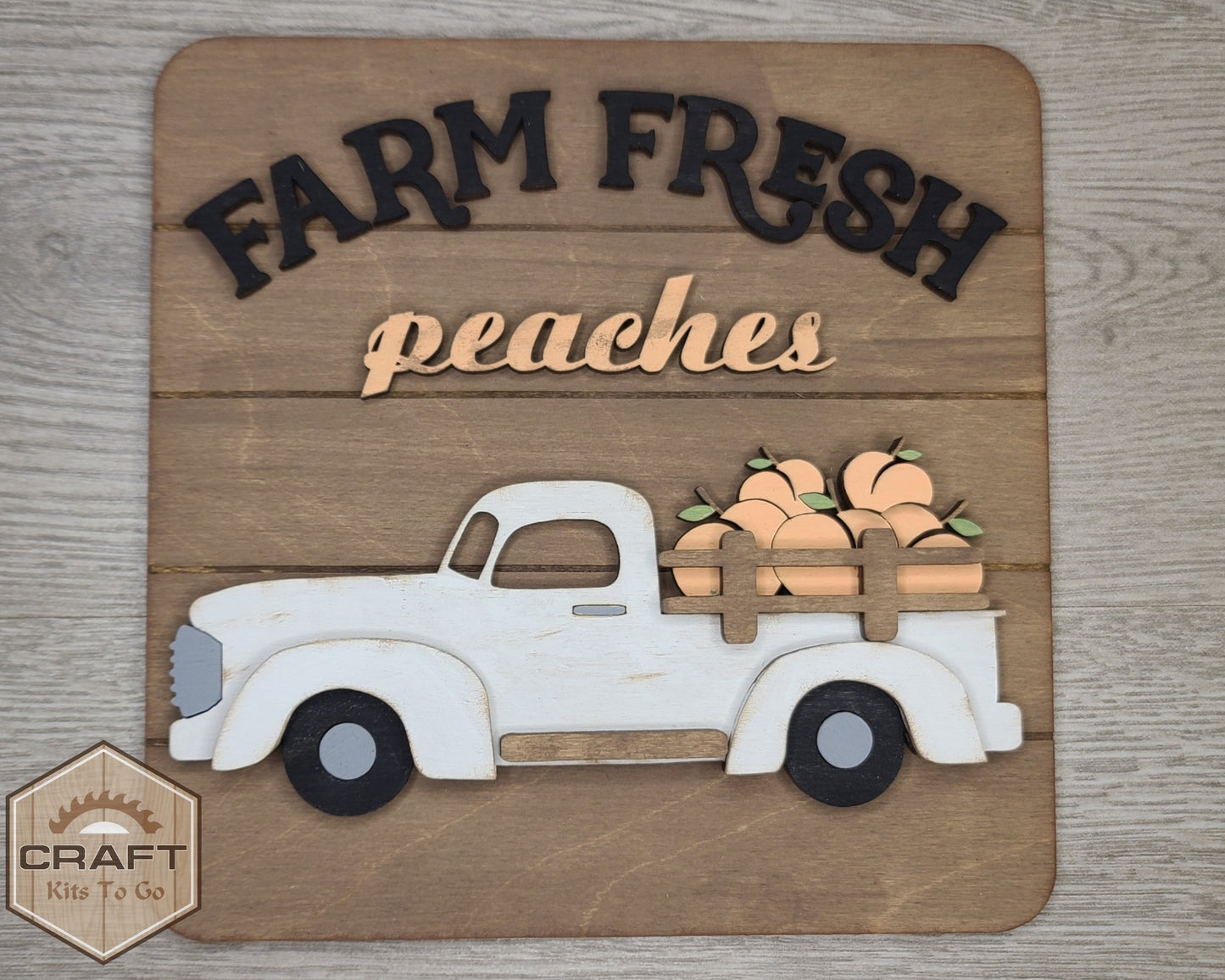 **SHOW OVERSTOCK SALE**  10 inch Farm Fresh Peaches #2678