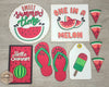 Hello Summer | Watermelon | Summer Crafts | DIY Craft Kits | Paint Party Supplies | #2679