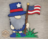 4th of July Gnome | Patriotic Decor | 4th of July Crafts | DIY Craft Kits | Paint Party Supplies | #3693