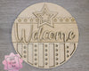 4th of July Welcome Sign | Patriotic Decor | Summer Crafts | DIY Craft Kits | Paint Party Supplies | #3155