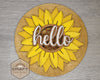 Sunflower Sign | Summer Crafts | DIY Craft Kits | Paint Party Supplies | #3153