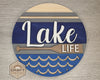 Lake Life Sign | Lakehouse Decor | Summer Crafts | DIY Craft Kits | Paint Party Supplies | #3125