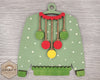Christmas Ornament Ugly Sweater Ornament Christmas Ornament Merry Christmas Ornament DIY Craft Kit Paint kit #3804