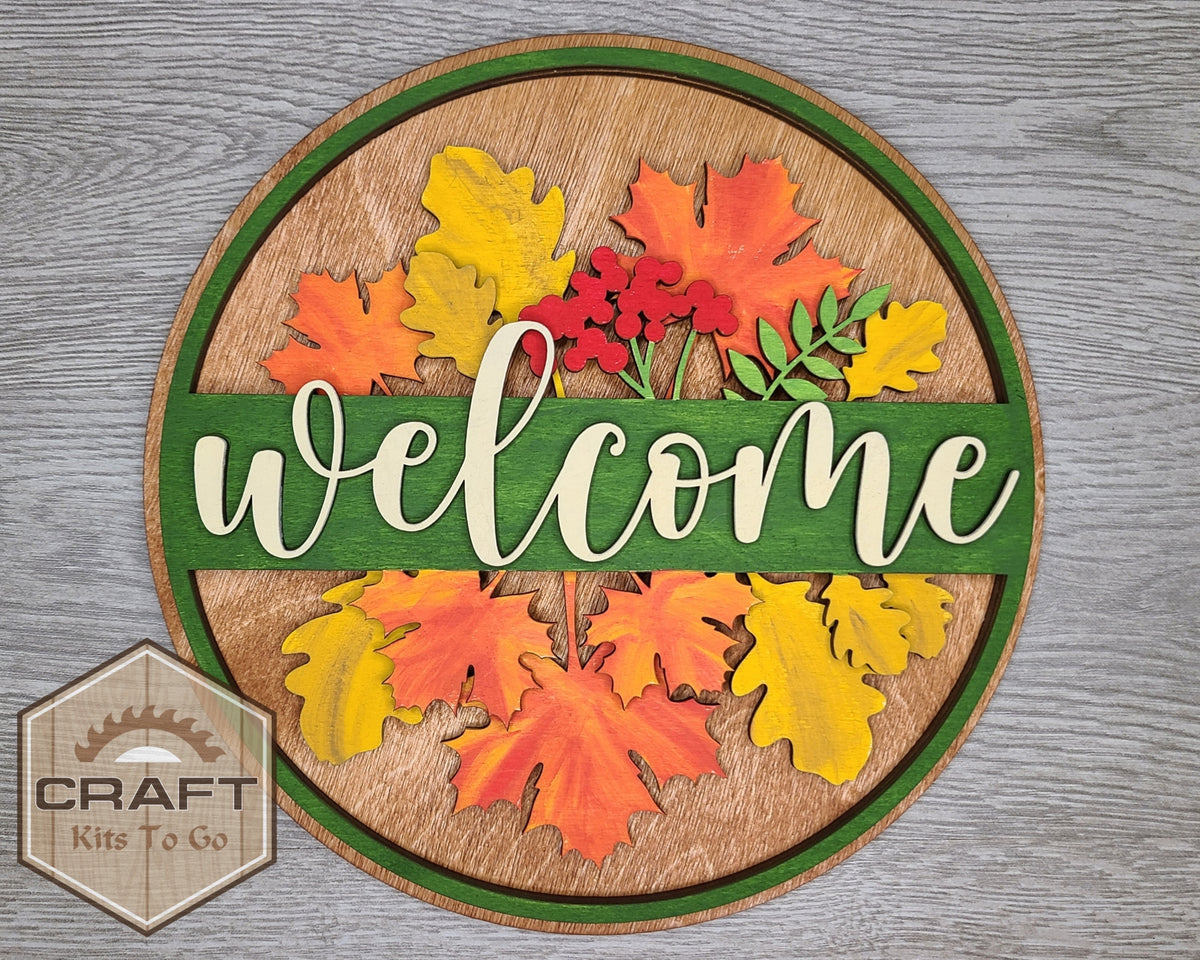 Fall Kit Sign Welcome Fall | #2516 – Craft Kits 2 Go