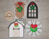 Christmas Farm Windmill Ornament December Craft DIY Craft Kit Paint kit #3821