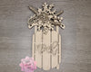 Fancy Sled Christmas Sign Christmas Décor Christmas Craft Kit DIY Paint kit #3854 - Multiple Sizes Available - Unfinished Wood Cutout Shapes