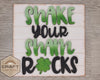 Shake your Shamrocks | St. Patrick's Day Crafts | Wood Crafts | Crafts | DIY Craft Kits | Paint Party Supplies #2506