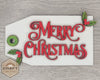 Merry Christmas Tag | Christmas Crafts | Holiday Crafts | DIY Craft Kits | Paint Party Supplies | #3921