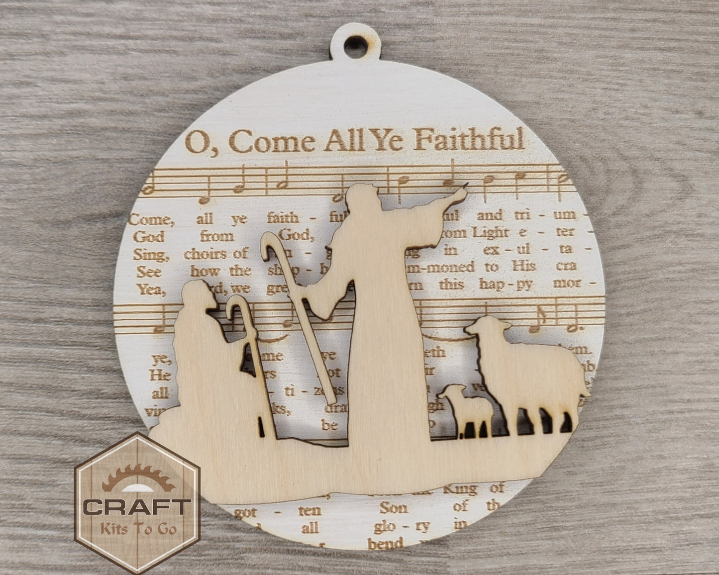 O Come all ye Faithful Ornament | #3877