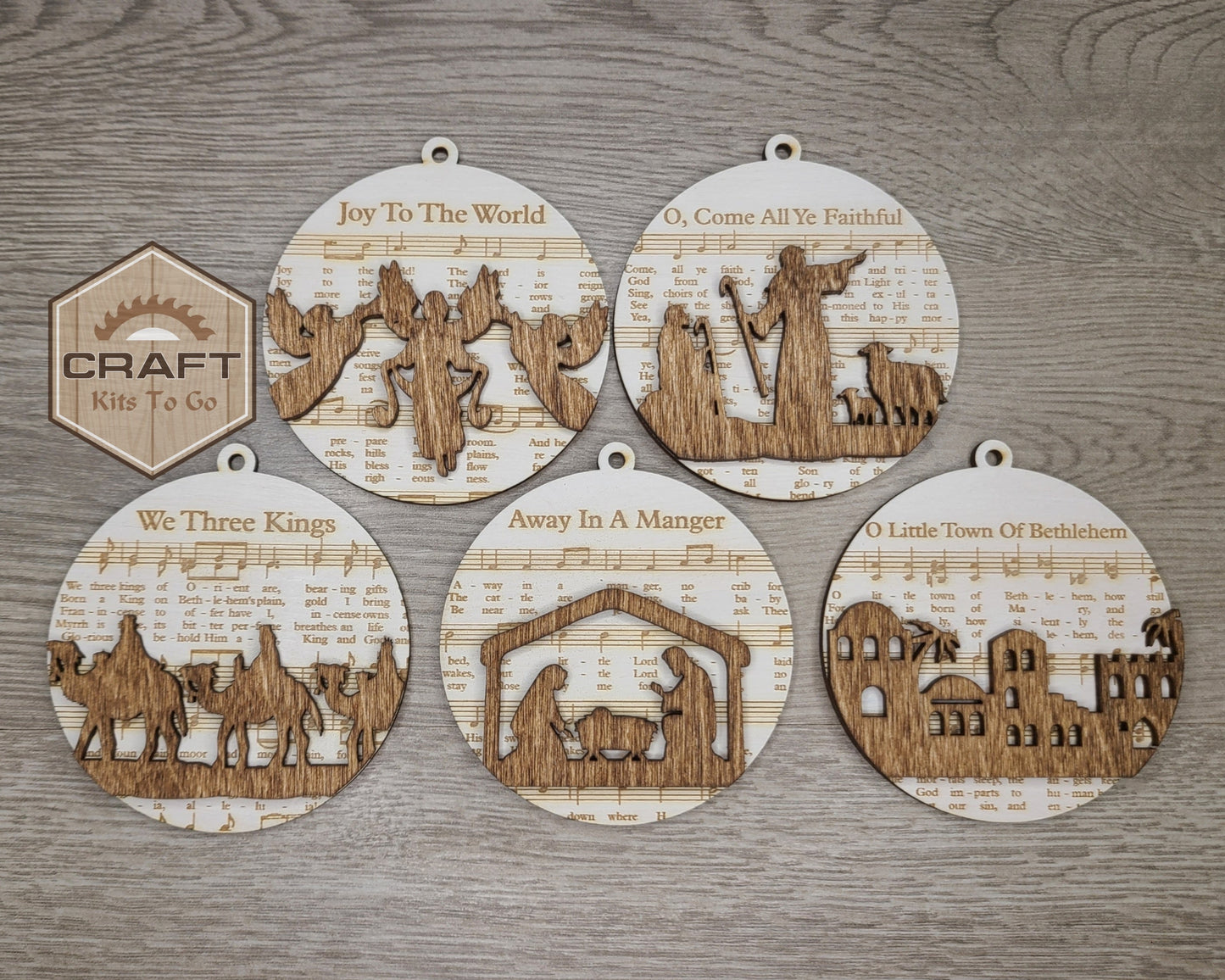 O Come all ye Faithful Ornament | #3877