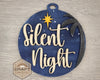 Silent Night Ornament | Nativity | DIY Ornaments | Christmas Crafts | Holiday Activities | DIY Craft Kits | Paint Party Supplies | #3889