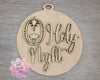 O Holy Night Nativity Christmas Ornament Baby Jesus Ornament Holiday DIY Craft Kit Paint kit #3885