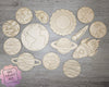 Space Set Craft kit | Space | Outer Space | Kids Crafts | Wood Shape Cutout | #2224 - Multiple Sizes Available - Unfinished Wood Cutout Shapes