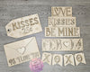PS I Love you Sign | Valentine's Day Crafts | DIY Craft Kit | Feb 14th | DIY Crafts Kits | #2526 Multiple Sizes Available - Unfinished Wood Cutout Shapes