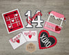 Feb 14th Craft | Valentine's Day Crafts | DIY Craft Kit | Feb 14th | DIY Crafts Kits | #3988 Multiple Sizes Available - Unfinished Wood Cutout Shapes