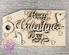 Valentine Tag | Valentine's Crafts | Valentine's Day Craft Kits | DIY Paint Party Kit | Valentine Cutout | #3917 - Multiple Sizes Available - Unfinished Wood Cutout Shapes