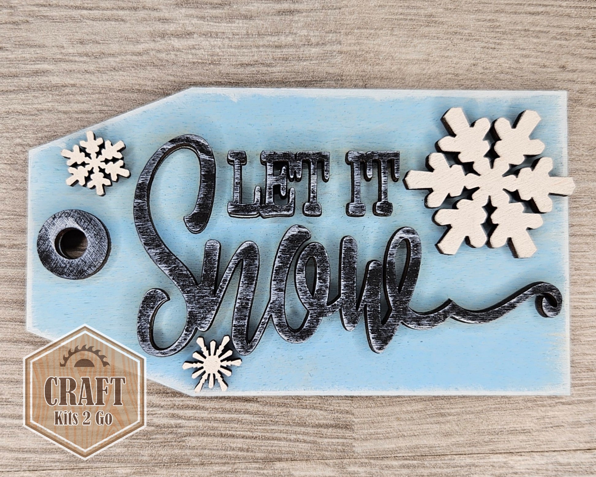 Let it Snow Tag | #3918 – Craft Kits 2 Go