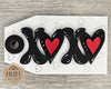 XOXO Tag | Valentine Crafts | DIY Valentine's Day Craft Kit | February 14th | Paint Party Supplies |  #3916 Multiple Sizes Available - Unfinished Wood Cutout Shapes