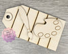 Paint Brush Tag | Artist Crafts | Art | DIY Craft Kits | Paint Party Supplies | #2549 Wood Cutouts Wood Shapes Laser Wood Cutout