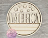 **SHOW OVERSTOCK SALE** 4 inch America Round  #2260