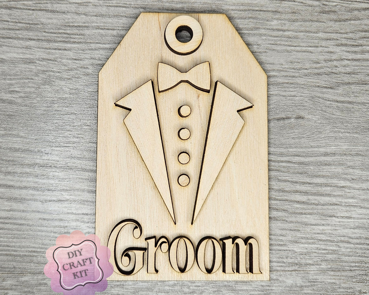 Groom Tag | #4024