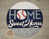 Baseball Welcome Sign | Sports Signs | Home Sweet Home | Crafts | DIY Craft Kits | Paint Party Supplies | #4073