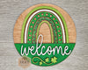 St. Patrick's Day Welcome Sign | ST. Patrick's Day Crafts | DIY Craft Kits | Paint Party Supplies | #4064