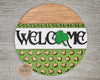 Celtic Welcome | St. Patrick's Day Welcome Sign | St. Patrick's Day Crafts | Wood Crafts | Crafts | DIY Craft Kits | Paint Party Supplies | #4067