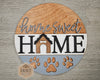 Dog Welcome Sign | Pets | Dog House Sign | Home Sweet Home Sign | Crafts | DIY Craft Kits | Paint Party Supplies | #4072