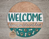 Cat Welcome Sign | Pets | Cats Sign | Cat Crafts | Wood Craft | Crafts | DIY Craft Kits | Paint Party Supplies | #4069