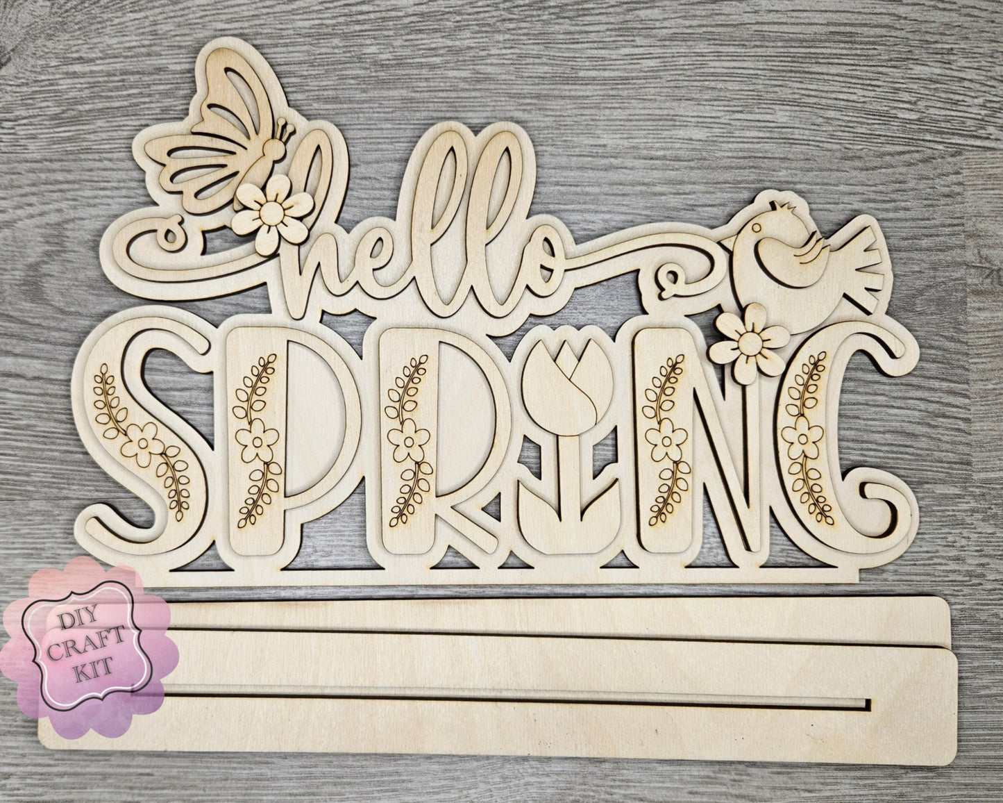 Hello Spring Shelf Sitter | #4040