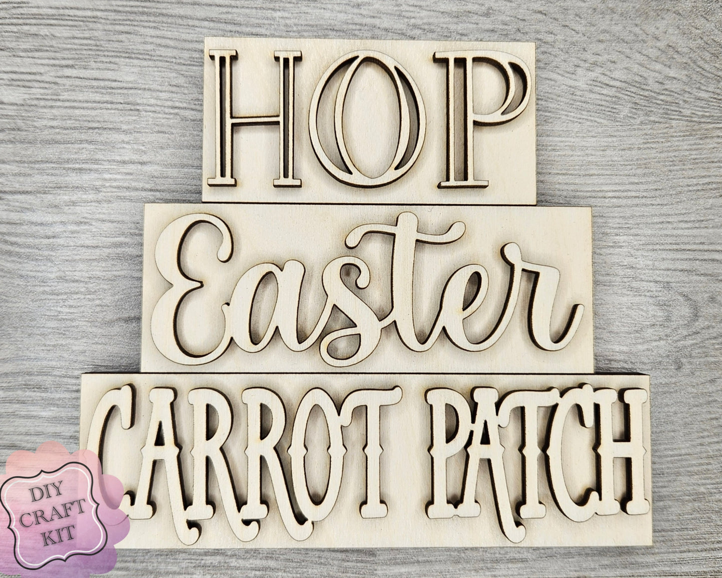 Easter Wood Block | #4091