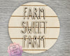 Farm Sign | Farm Decor | Farm Crafts | DIY Craft Kits | Paint Party Supplies | #2281