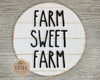 Farm Sign | Farm Decor | Farm Crafts | DIY Craft Kits | Paint Party Supplies | #2281
